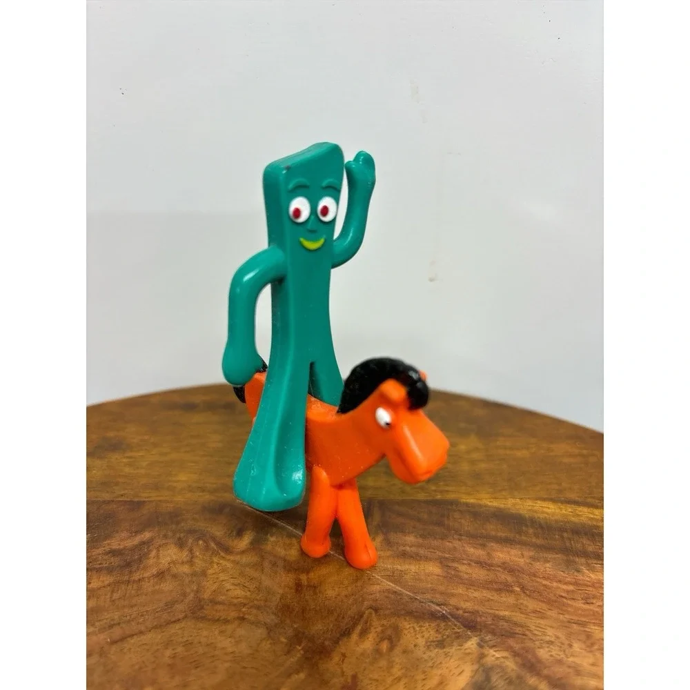 Gumby & Pokey‎ Prema Figure Bendy Figurine Bendable Rubber Jesco